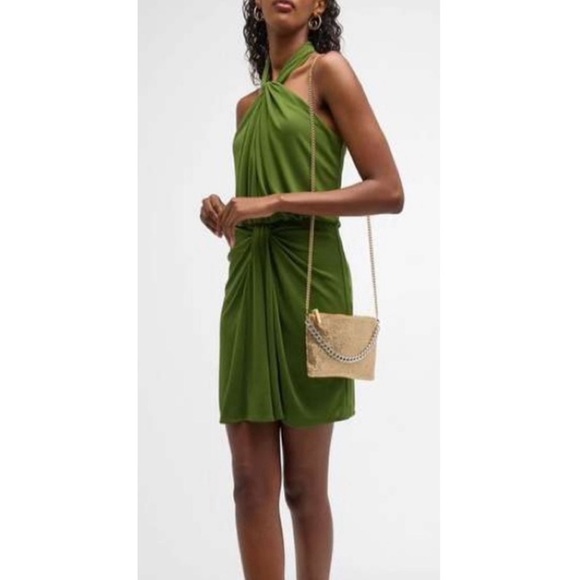 Cinq a Sept Kaily Mini Halter Dress. - Picture 3 of 10